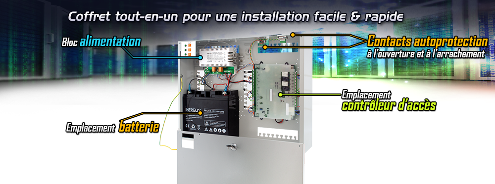 Coffret alim / chargeur de batterie